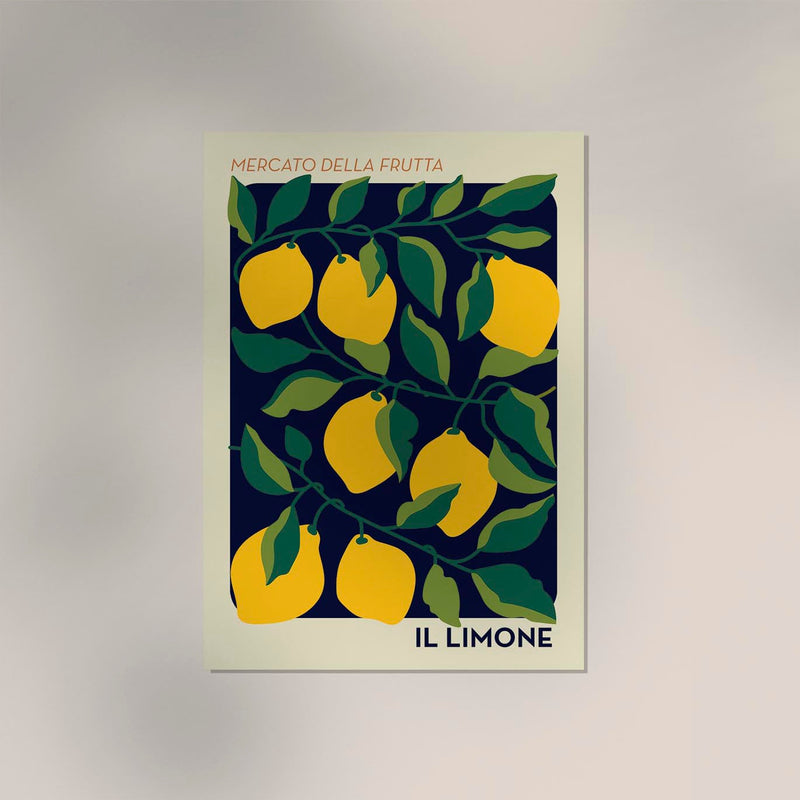 Il Limone Fruit Market Art Poster – Handmade Berlin — Ansicht 7