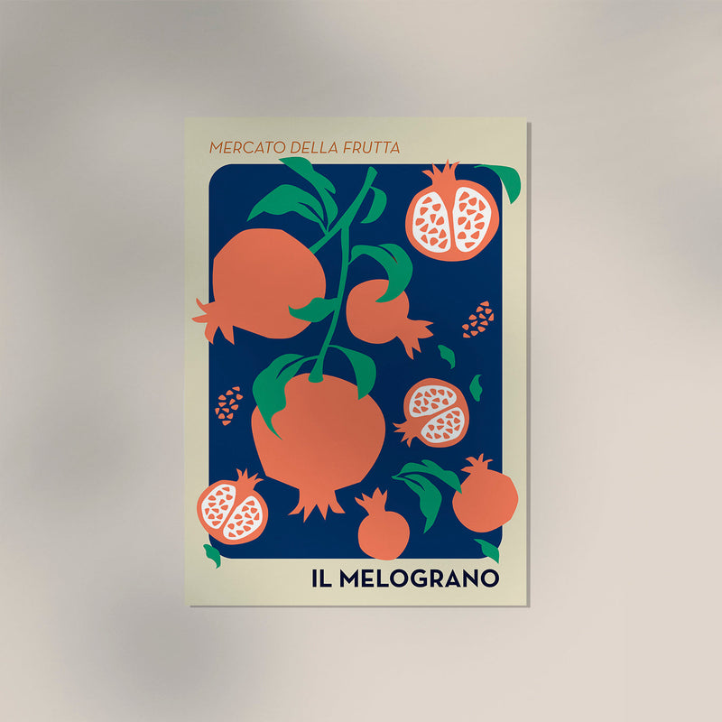 Il Melograno – Fruit Market Art Poster UV-beständig Mediterraner Kunstdruck Berlin — Ansicht 3