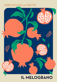 Il Melograno – Fruit Market Art Poster UV-beständig Mediterraner Kunstdruck Berlin — Ansicht 4