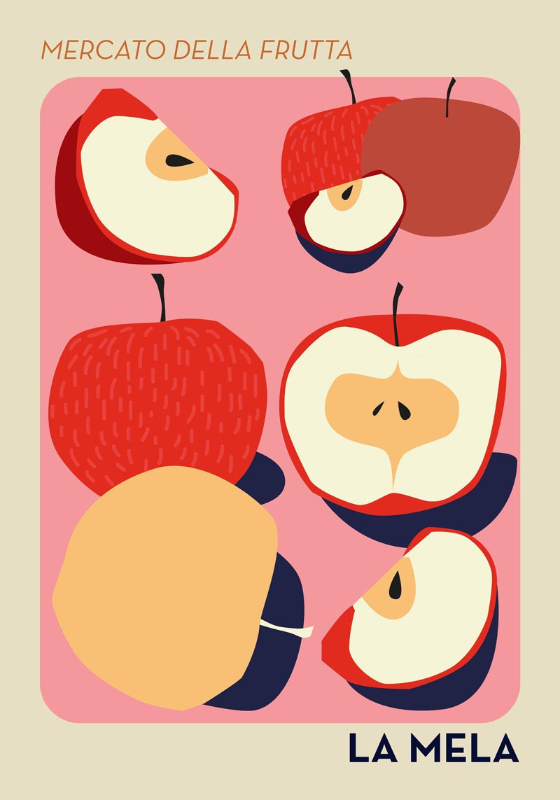La Mela Fruit Market – S Size Fine Art Print Patroa Studio — Ansicht 2