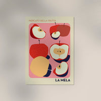 La Mela Fruit Market Art Poster – Fruity, Vibrant, Market Atmosphere — Ansicht 3
