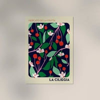 La Ciliegia Fruit Market Art Poster – Italian Fruit Art | Kirschmotiv | Fine Art Print — Ansicht 3