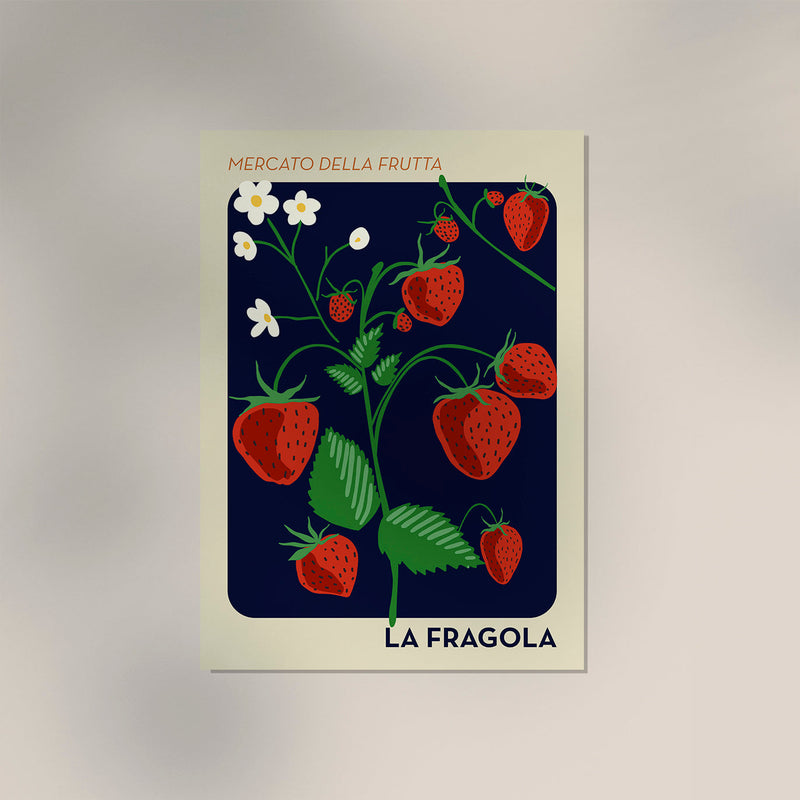 La Fragola Fruit Market Art Poster – Lebendige Farben, Hochwertiger Kunstdruck — Ansicht 3
