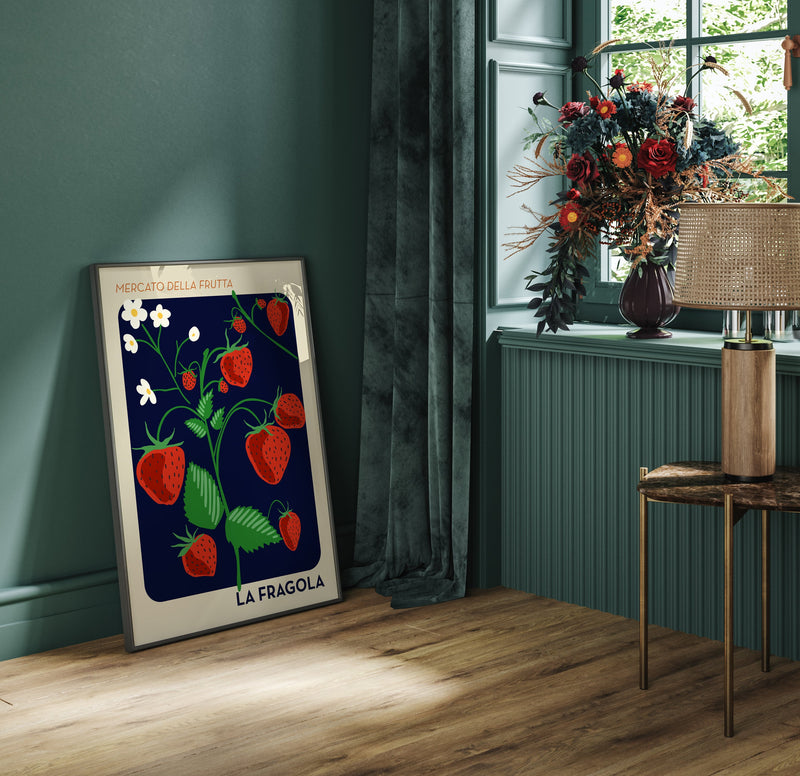 La Fragola Fruit Market Art Poster – Lebendige Farben, Hochwertiger Kunstdruck — Ansicht 2