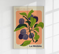 La Prugna Fruit Market Art Poster – Fruity, Vibrant, Market Vibe — Ansicht 1