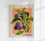La Prugna Fruit Market Art Poster – Fruity, Vibrant, Market Vibe