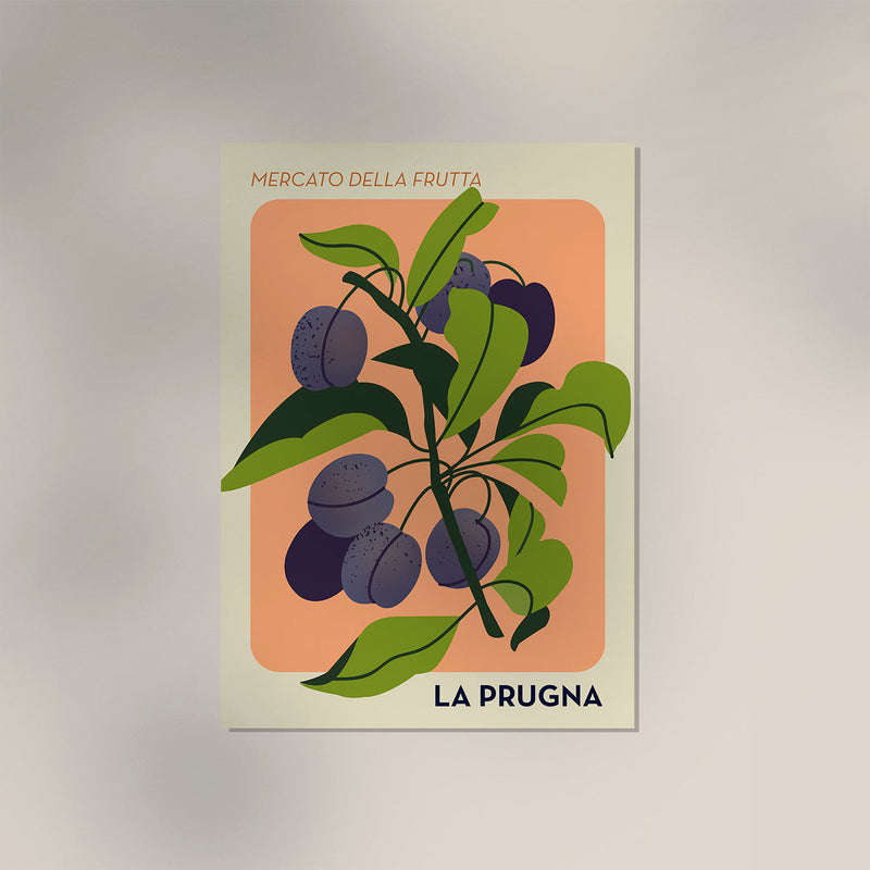 La Prugna Fruit Market Art Poster – Fruity, Vibrant, Market Vibe — Ansicht 3