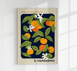 Il Mandarino – Fruit Market Art Poster | UV-beständig | Mediterraner Kunstdruck aus Berlin