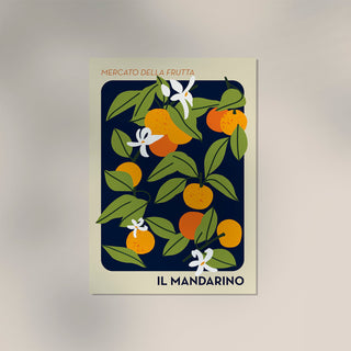 Il Mandarino – Fruit Market Art Poster | UV-beständig | Mediterraner Kunstdruck aus Berlin