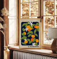 Il Mandarino Fruit Market Art Poster UV-beständig mediterraner Kunstdruck Berlin — Ansicht 2