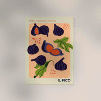 Il Fico Fruit Market Art Poster | UV-beständig | Handgefertigt Berlin — Ansicht 3