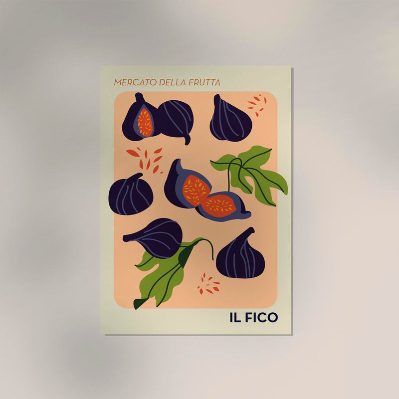Il Fico Fruit Market Art Poster | UV-beständig | Handgefertigt Berlin — Ansicht 3