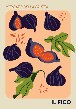 Il Fico – Fruit Market Art Poster | UV-beständig | Kulinarischer Kunstdruck aus Berlin