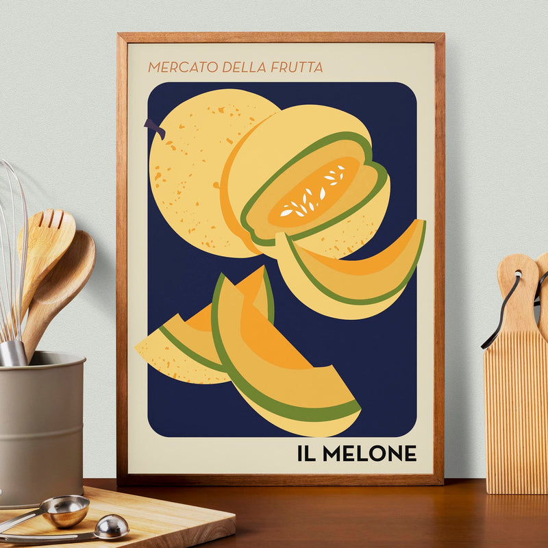 Il Melone – Fruit Market Art Poster | UV-beständig | Kunstdruck Berlin — Ansicht 2