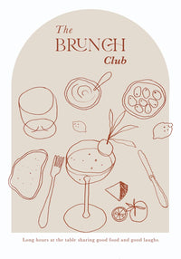 The Brunch Club Graphic Art Poster – Patroa Studio Berlin — Ansicht 4