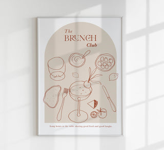 The Brunch Club Graphic Art Poster – Patroa Studio Berlin