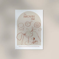 The Brunch Club Graphic Art Poster – Patroa Studio Berlin — Ansicht 3