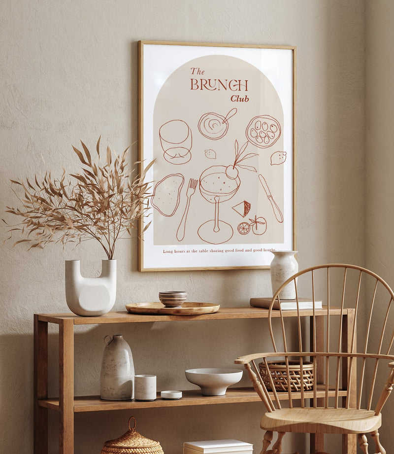 The Brunch Club Graphic Art Poster – Patroa Studio Berlin — Ansicht 2