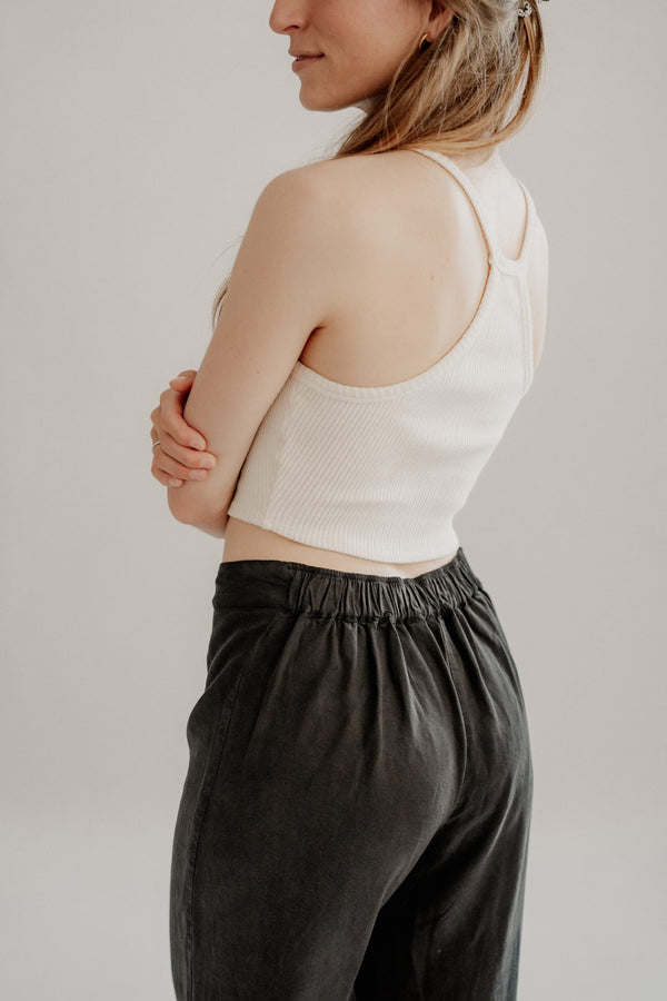 Marlene Trousers LENI Tencel Black – Elegant comfort, sustainable