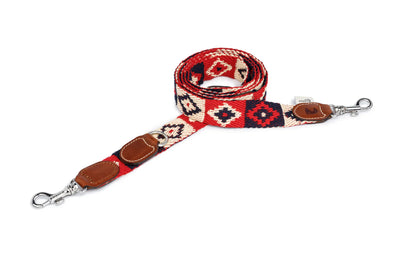Buddys Dogwear – Red Indian Leine | 2 m verstellbar | Baumwolle & Leder