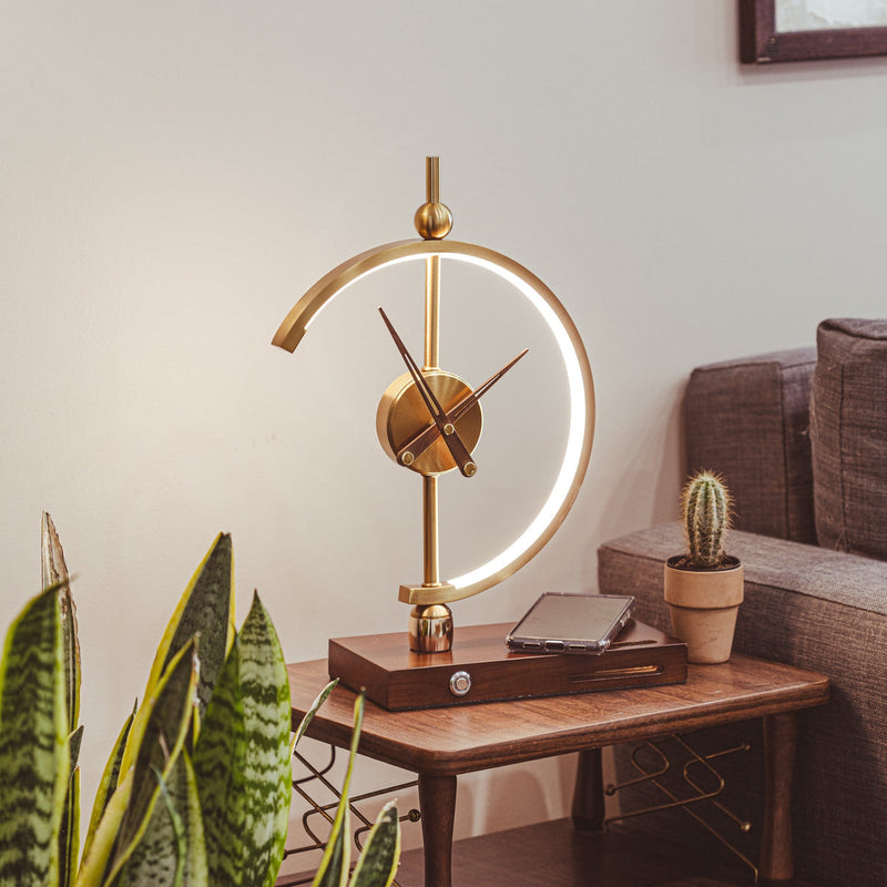 Zora Clock Lamp (Wireless Charging) — Prosper58