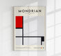 Composition No. 1 with red and black by Piet Mondrian Exhibition Poster