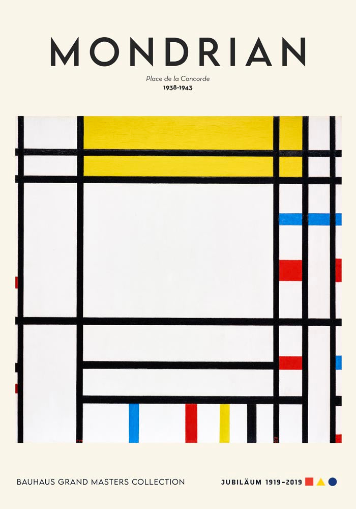 Place de la Concorde by Piet Mondrian Exhibition Poster – Art Print — Ansicht 4