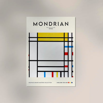 Place de la Concorde by Piet Mondrian Exhibition Poster – Art Print
