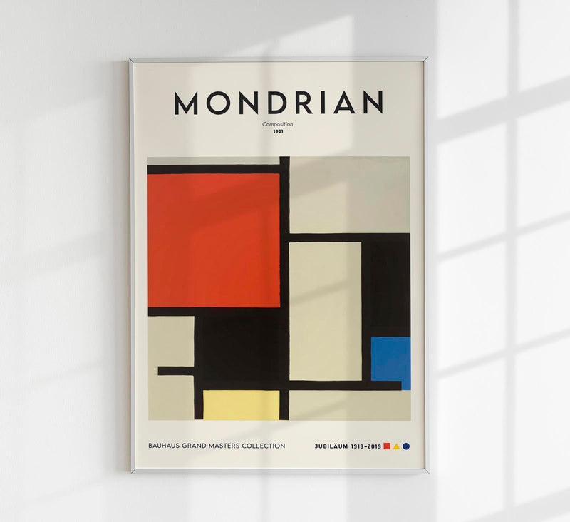 Composition By Piet Mondrian Exhibition Poster – Art Print — Patroa Studio