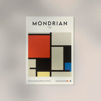 Composition By Piet Mondrian Exhibition Poster – Art Print — Ansicht 3