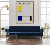 Composition with Yellow, Blue, Black and Light Blue Poster – Mondrian Kunstdruck — Ansicht 2