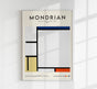 Piet Mondrian Ausstellungsposter – Composition with Blue, Red, Yellow, and Black
