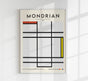 Composition in White, Red, and Yellow Art Print – Piet Mondrian Exhibition Poster