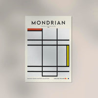 Composition in White, Red, and Yellow Art Print – Piet Mondrian Exhibition Poster — Ansicht 3