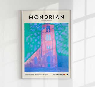 Church Tower at Domburg – Piet Mondrian Kunstdruck Poster
