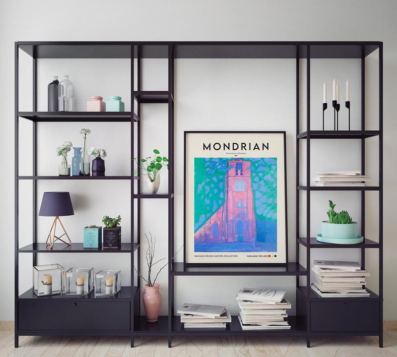 Church Tower at Domburg – Piet Mondrian Kunstdruck Poster — Ansicht 2