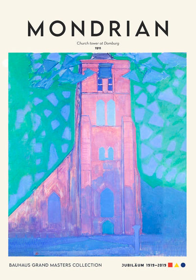 Church Tower at Domburg – Piet Mondrian Kunstdruck Poster