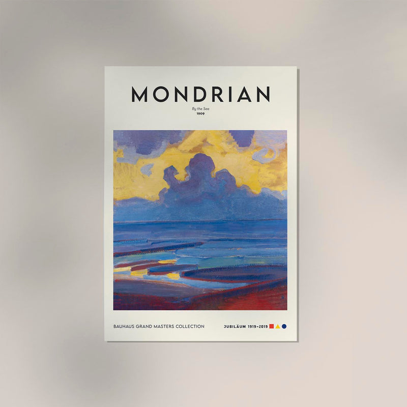 By the Sea By Piet Mondrian Exhibition Poster – Archivpapier, UV-beständig — Ansicht 3