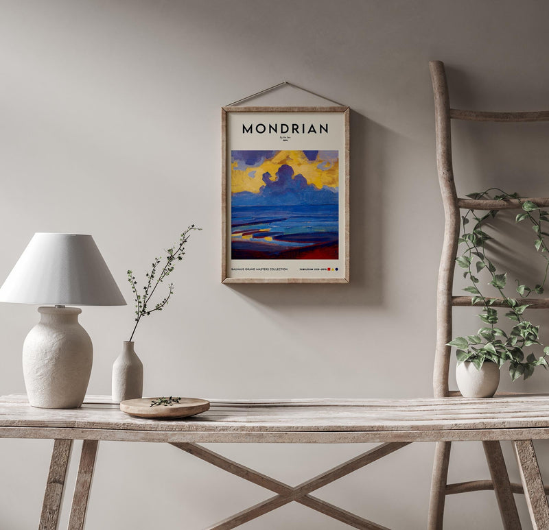 By the Sea By Piet Mondrian Exhibition Poster – Archivpapier, UV-beständig — Ansicht 2