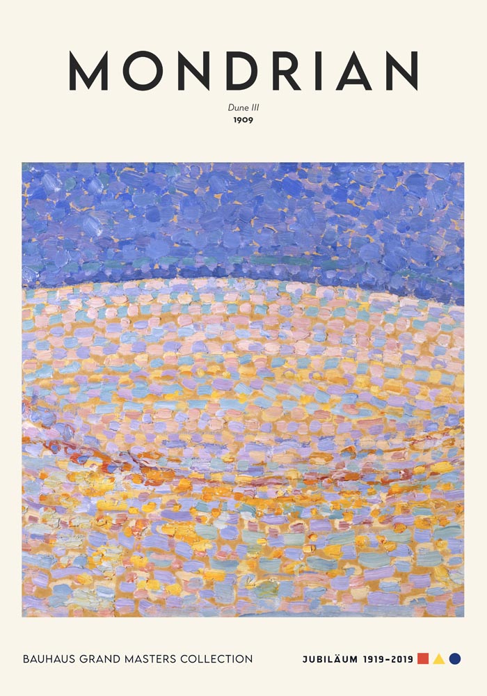 Dune III By Piet Mondrian Exhibition Poster – Berlin Art Print — Ansicht 4