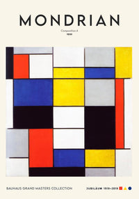 Composition A by Piet Mondrian – Exhibition Poster — Ansicht 4