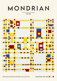 Broadway Boogie Woogie By Piet Mondrian Exhibition Poster – Art Print — Ansicht 4