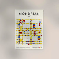 Broadway Boogie Woogie By Piet Mondrian Exhibition Poster – Art Print — Ansicht 3