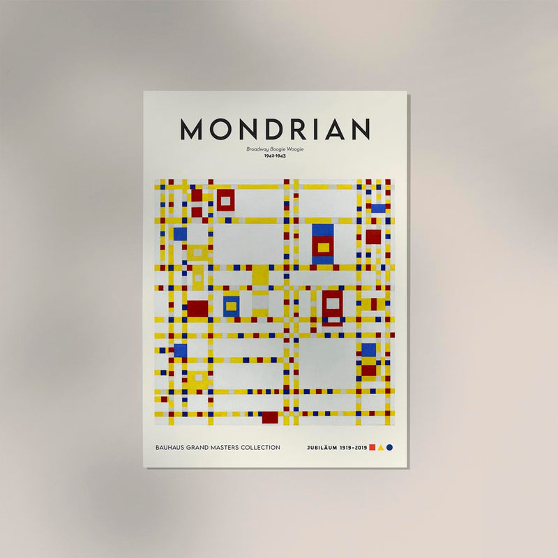 Broadway Boogie Woogie By Piet Mondrian Exhibition Poster – Art Print — Ansicht 3