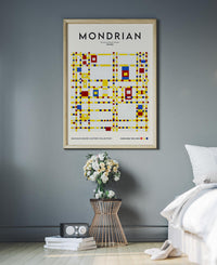 Broadway Boogie Woogie By Piet Mondrian Exhibition Poster – Art Print — Ansicht 2