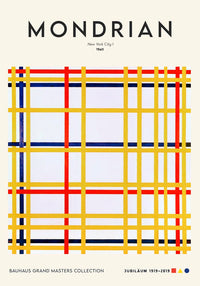 New York City I Piet Mondrian Exhibition Poster – Archival Fine Art Print — Ansicht 4