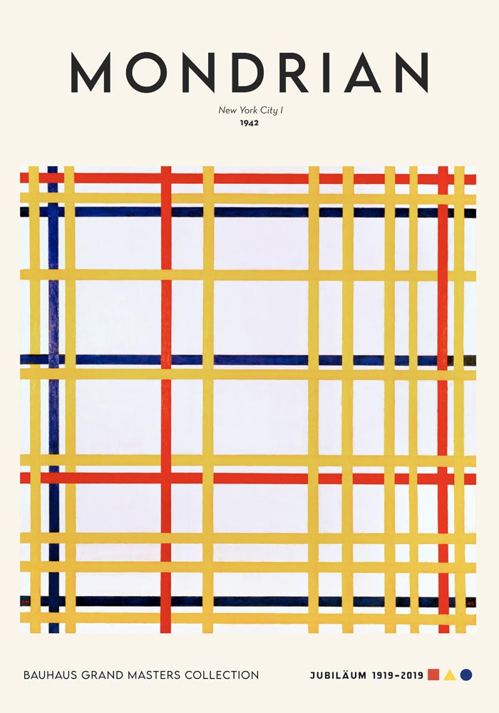New York City I Piet Mondrian Exhibition Poster – Archival Fine Art Print — Ansicht 4