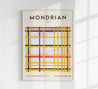 New York City I Piet Mondrian Exhibition Poster – Archival Fine Art Print — Ansicht 1