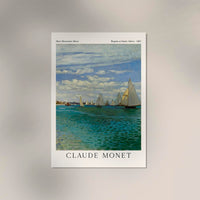 Regatta at Sainte-Adresse – Fine Art Print UV-Resistant Monet Poster — Ansicht 2