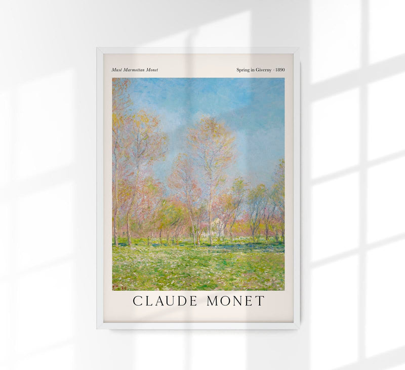 Spring in Giverny by Claude Monet – Fine Art Print UV-beständig Atelierdruck — Patroa Studio